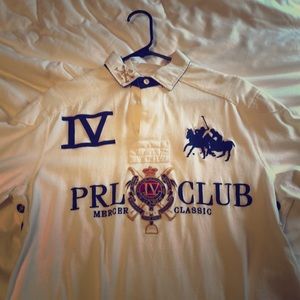 Mens long sleeve polo